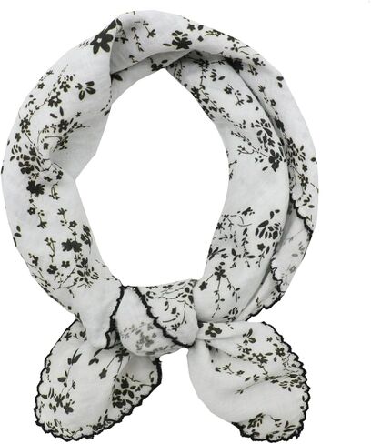 Cotton Bandanas for Women and Girls, Floral Head Scarf 21" x 21" Women's Headbands for Beach Camping Daily Party Work in Kuwait