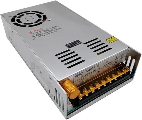 مزود طاقة التبديل القابل للتعديل 500W 0-12V 24V 36V 48V 60V 72V 80V 90V AC إلى DC لعرض مصباح LED الرقمي (0-60V) in Kuwait