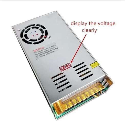 مزود طاقة التبديل القابل للتعديل 500W 0-12V 24V 36V 48V 60V 72V 80V 90V AC إلى DC لعرض مصباح LED الرقمي (0-60V) in Kuwait