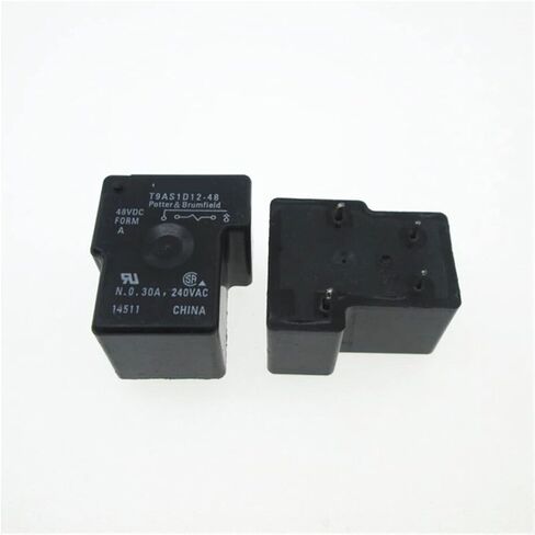 48V RELAY T9AS1D12-48 T9AS1D12-48 T9AS1D12-48VDC 48VDC DC48V 48V 30A 240VAC 4PIN (الحجم: 10pcs) in Kuwait
