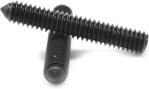 1/4"-28 x 1 Fine Thread Socket Set Screw Cone Point Alloy Steel Black Oxide Pk 25 in Saudi Arabia