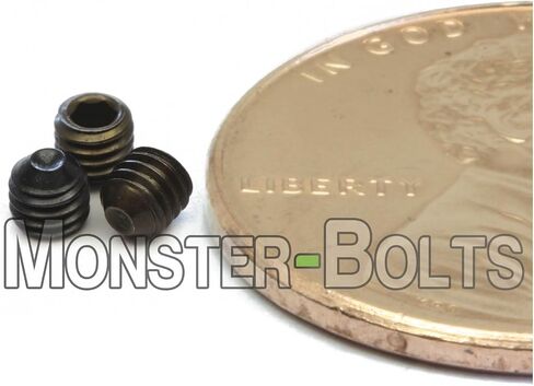 Monsterbolts - M3 × 25 ملم كوب براغي مجموعة مجموعة ، دين 916 ، سبيكة الصلب ، أكسيد أسود ، 10 حزمة in Kuwait