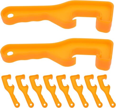 Cabilock 10pcs Ducket Lid Remover Tool Plastic Pail Pail لعلب الطلاء وبراميل الزيت المريحة للمعالجة الآمنة وفتحها السهل in Saudi Arabia