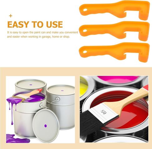 Cabilock 10pcs Ducket Lid Remover Tool Plastic Pail Pail لعلب الطلاء وبراميل الزيت المريحة للمعالجة الآمنة وفتحها السهل in Saudi Arabia