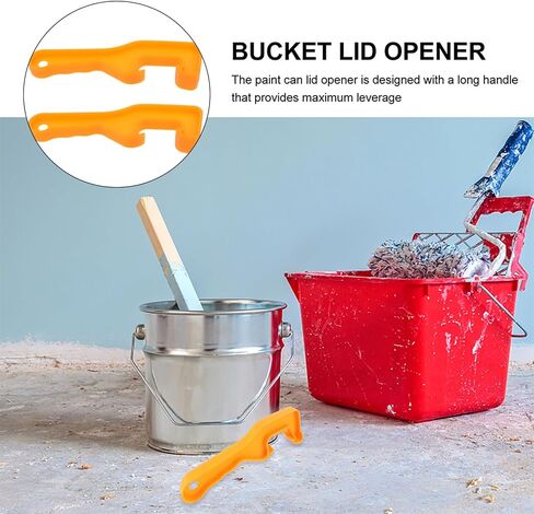 Cabilock 10pcs Ducket Lid Remover Tool Plastic Pail Pail لعلب الطلاء وبراميل الزيت المريحة للمعالجة الآمنة وفتحها السهل in Saudi Arabia