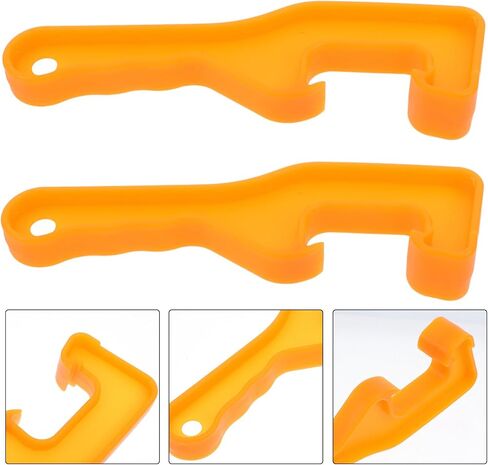 Cabilock 10pcs Ducket Lid Remover Tool Plastic Pail Pail لعلب الطلاء وبراميل الزيت المريحة للمعالجة الآمنة وفتحها السهل in Saudi Arabia