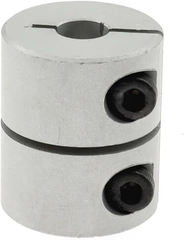 1pcs Rigid Shaft Coupler Clamp Stepper Servo Motor Coupling 3D Printer Parts 3mm 4mm 5mm 6mm 6.35mm 8mm 10mm D20 L25(5x10mm) in Saudi Arabia