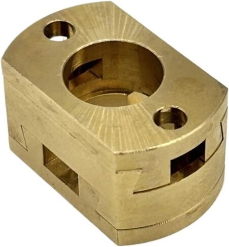 1pc 18mm Brass Coupling Z Axis T8 Screw Shaft Coupling 3D Printer Parts Coupler in Saudi Arabia