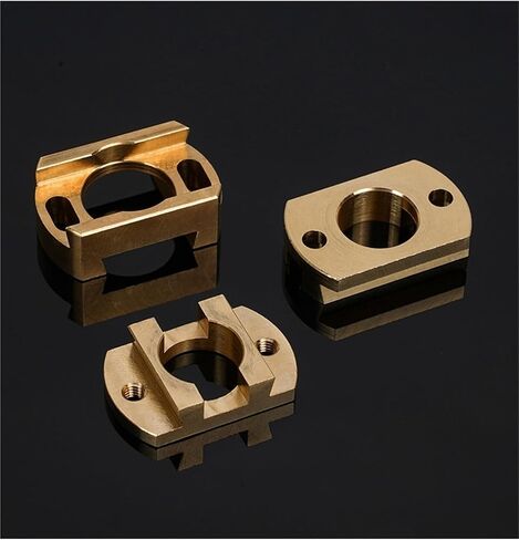 1pc 18mm Brass Coupling Z Axis T8 Screw Shaft Coupling 3D Printer Parts Coupler in Saudi Arabia