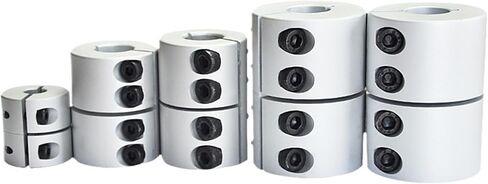 D40L65 Coupler D40 L65 رمح جامدة اقتران محرك الألومنيوم سبيكة التثبيت مقرن كبير عزم الدوران 8-22mm (17x19) in Kuwait