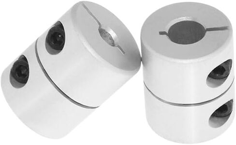 1pcs T8 Lead Screw Coupling D20 L25 Clamp Stepper Servo Motor 5mm x 8mm x 25mm Rigid Shaft 3D Printer Coupler(8x8x25mm) in Saudi Arabia