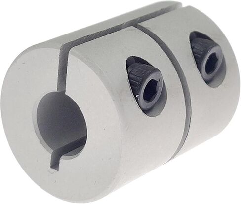 1pcs 3D Printer Clamp Coupling D20 L25 Rigid Shaft Coupler 3mm 5mm 6.35mm 10mm Bore Stepper Servo Motor Connector(4x8mm) in Kuwait
