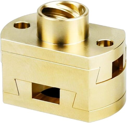 1pcs T8 Screw Coupler 8mm Nut 18mm Compatible with 18x8mm 3D Printer Copper Coupling in Saudi Arabia