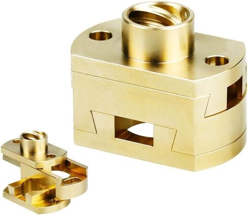 1pcs T8 Screw Coupler 8mm Nut 18mm Compatible with 18x8mm 3D Printer Copper Coupling in Saudi Arabia