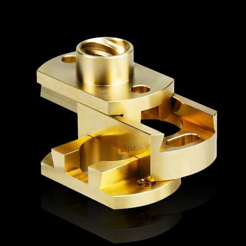 1pcs T8 Screw Coupler 8mm Nut 18mm Compatible with 18x8mm 3D Printer Copper Coupling in Saudi Arabia