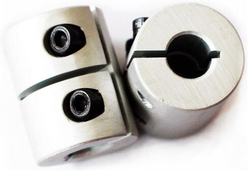 1pcs Rigid L25 D20 Spiral Slit Screw Encoder Rotary Shaft Couplings Aluminum Plastic Tapping Motor Electric Machine(6.35 to 6.35) in Saudi Arabia