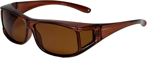 Calabria PC70077POL-1 Polarized Fitover Sunglasses Wear Over Prescription Eyeglasses Men Women Wrap Around UV Protection in Saudi Arabia