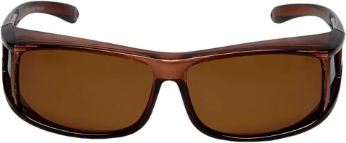 Calabria PC70077POL-1 Polarized Fitover Sunglasses Wear Over Prescription Eyeglasses Men Women Wrap Around UV Protection in Saudi Arabia