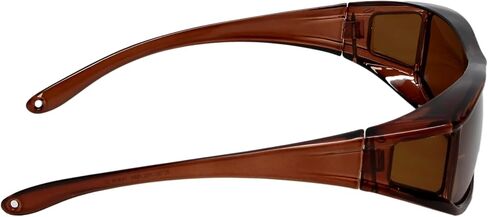 Calabria PC70077POL-1 Polarized Fitover Sunglasses Wear Over Prescription Eyeglasses Men Women Wrap Around UV Protection in Saudi Arabia