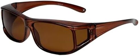 Calabria PC70077POL-1 Polarized Fitover Sunglasses Wear Over Prescription Eyeglasses Men Women Wrap Around UV Protection in Saudi Arabia