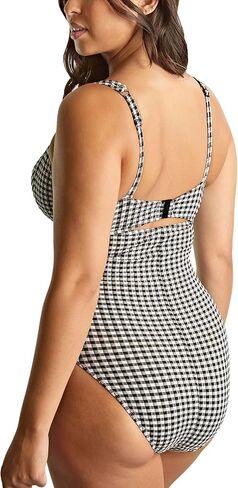 Panache Women's Paloma Gingham Swimsuit – Balcony Support, Retro Chic Style in Saudi Arabia