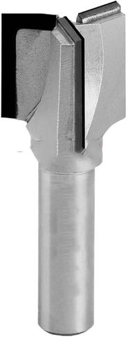 12.7mm Shank PCD Bottom Cleaning Wood Diamond Straight Router Bit 3 and 4 Flutes CNC Flat End Mill Wood Milling Cutter(12.7x46xH15x3T) in Saudi Arabia