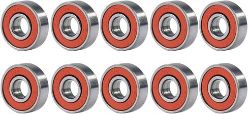 10pcs inline rawler skate تحمل الأخدود العميق 608RS ABEC-9 محامل كرة مصغرة محامل الصلب الكربون الطويل (الأخضر) in Kuwait