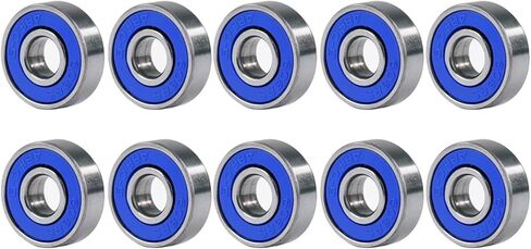 10pcs inline rawler skate تحمل الأخدود العميق 608RS ABEC-9 محامل كرة مصغرة محامل الصلب الكربون الطويل (الأخضر) in Kuwait