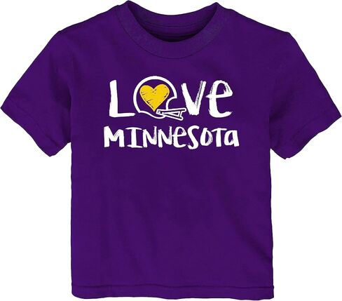 Loves Football Baby/Toddler Chalk Art T-Shirt for Detroit Fans in Saudi Arabia