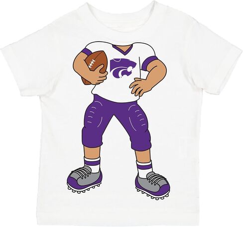 Kansas State Wildcats Heads Up Football Player Baby/Toddler T-Shirt in Saudi Arabia