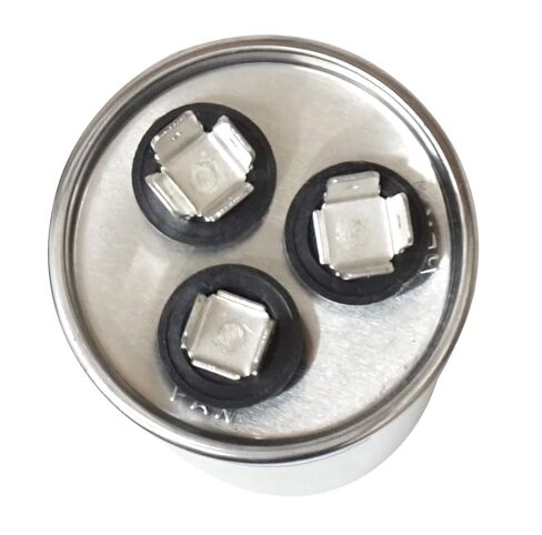 Supco Capacitor Round Dual Run 45 + 5 UF 370/440 FORTS for HVAC Motors Compressors LCD45 + 5X440R LINEBACKER in Saudi Arabia