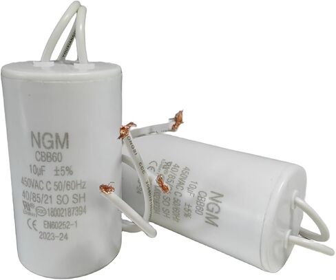 30UF MFD CBB60 MOTOR RUN CAPACITION 450VAC VOLTS REOLDER 2 أسلاك ، مكثف فيلم البولي بروبيلين المعدني للركض المحرك ، مكيفات الهواء ، الغسالات ومضخات المياه in Saudi Arabia