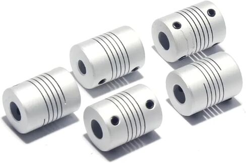 1PCS D19L25 MOTOR MOTOR MOTER DOPLING 5 مم إلى 8 مم اقتران مرن OD 19X25MM Dropshipping 3/4/5/6/6.35/7/8/10mm (6x8) in Saudi Arabia