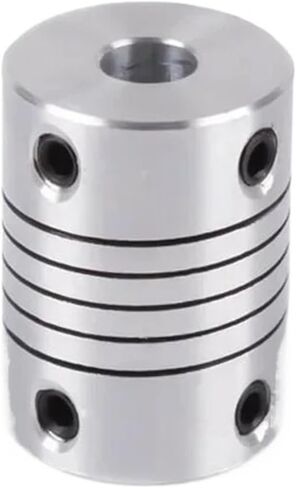 1PC D19XL25 الألومنيوم مرن الفك شانك اقتران 5 8mm 8mm 10mm السائر اقتران مرفوحات نقش (5x8) in Kuwait