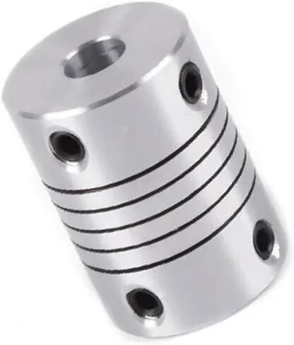 1PC D19XL25 الألومنيوم مرن الفك شانك اقتران 5 8mm 8mm 10mm السائر اقتران مرفوحات نقش (5x8) in Kuwait