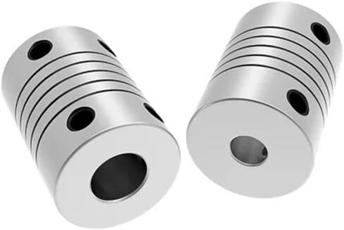 1PCS D19L25 الألومنيوم مرنة اقتران ملهى ملهى المحرك المحرك تشفير الثقب الداخلي 2MM 3MM 5MM 5MM 6MM 8MM 10MM 3.175 6.35 مم (6.35x6.35) in Saudi Arabia