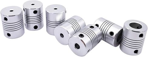 1PCS D19L25 توصيلات تشفير 3/4/5/6/6.35/8/10 مم اقتران مرن للترميزات مقترنة محرك السهول (6x7) in Saudi Arabia