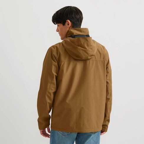 Eddie Bauer Men's Packable Waterproof Rainfoil Rain Jacket, Waterproof, Antique Bronze, Large in Saudi Arabia