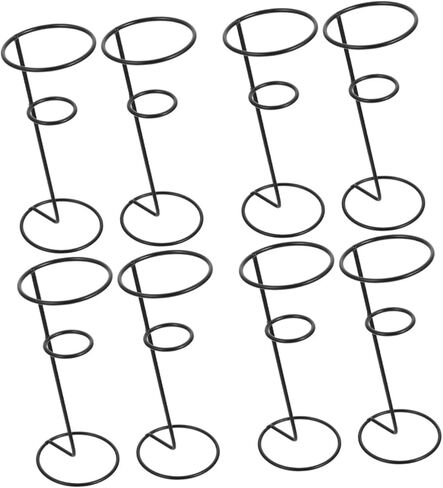 MAGICLULU 8 Pcs Iron Ice Cream Stand Cone Cream Display Stands Cone Display Holders Cone Holders for Display Ice Cream Cone Holders Party Ice Cream Cone Treat Holders Ice Cream Racks in Saudi Arabia