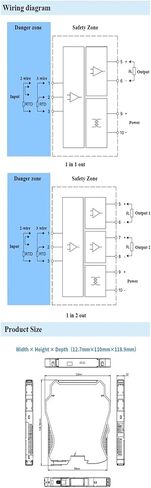 1PCS Converter 0-10V 4-20MA DC JARRIRAL TOLDATOR (RS485 1 in 1 Out) in Kuwait