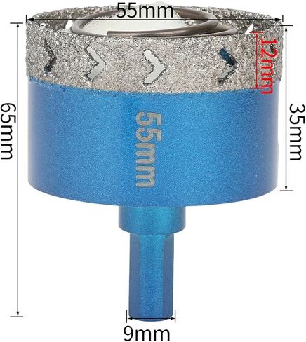 with Spring Brazed Hole Opener 20-65mm 1Pcs(50mm hex Handle) in Saudi Arabia