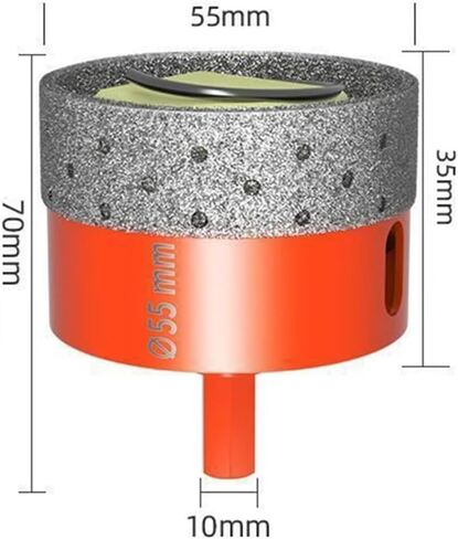 with Spring Brazed Hole Opener 20-65mm 1Pcs(50mm hex Handle) in Saudi Arabia