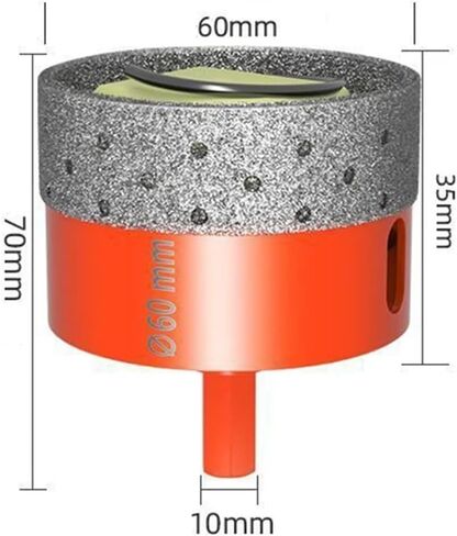 with Spring Brazed Hole Opener 20-65mm 1Pcs(50mm hex Handle) in Saudi Arabia