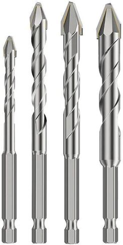 Eccentric Drill Bit 6.35mm Hex Handle Alloy Triangle Drill Ceramic Stone Rock 1Pcs(5pc 3mm) in Saudi Arabia