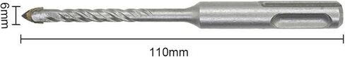 Triangular Impact Electric Hammer Drill Bit 110/160mm 1Pcs(12x160mm A) in Saudi Arabia