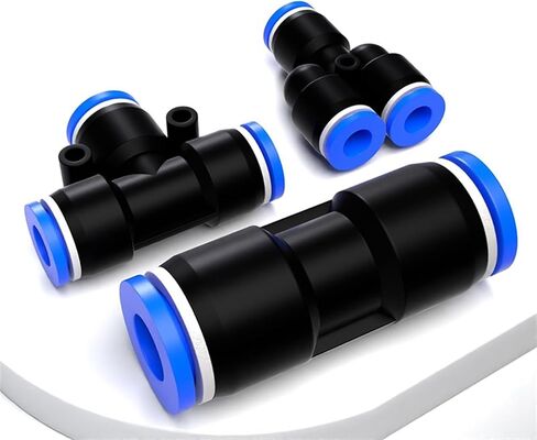 التركيبات الهوائية تركيب موصل بلاستيكي PU PG 4MMTO 6MMTO 8MM 10 مم هواء هواء الماء دفع أنبوب غاز مستقيم الموصلات السريعة (PU-14) in Saudi Arabia