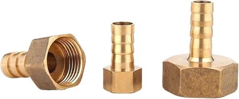 تركيب خرطوم النحاس 8/10/12/14/16mm Barb Tail 1/8 "1/4" 3/8 "1/2" 3/4 "1" BSPT Female Thread Copper Adapter Connector (8mm Barb ، 1/8 ") in Saudi Arabia