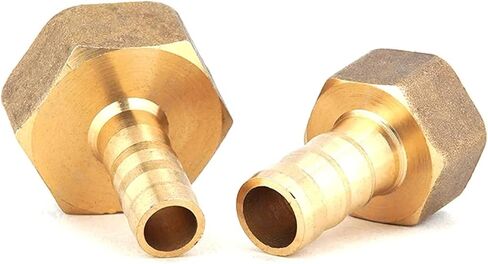 تركيب خرطوم النحاس 8/10/12/14/16mm Barb Tail 1/8 "1/4" 3/8 "1/2" 3/4 "1" BSPT Female Thread Copper Adapter Connector (8mm Barb ، 1/8 ") in Saudi Arabia