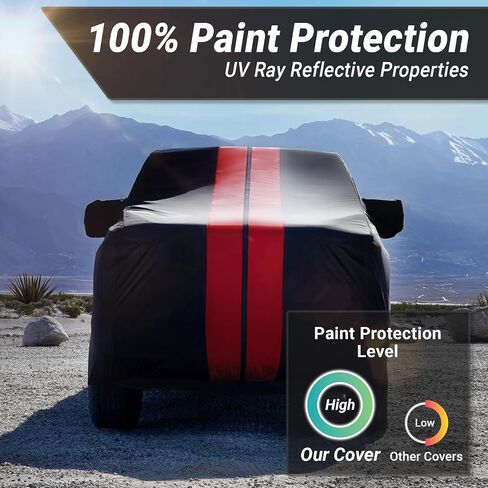 غطاء شاحنة ICArcover Premium لعام 2023 (Chevy Silverado 1500 CAB Extended CAB 6.5 قدم ، سرير منتظم) Pickup Truck Cover Cover Cover All Weather | المطر الثلج UV الشمس حامي حامي | الغطاء الخارجي الكامل في الهواء الطلق in Kuwait