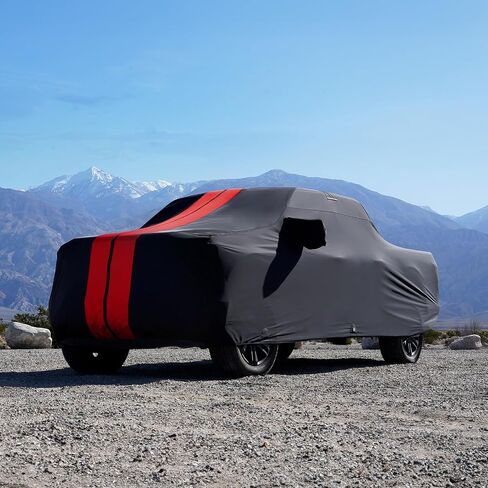 غطاء شاحنة ICArcover Premium لعام 2023 (Chevy Silverado 1500 CAB Extended CAB 6.5 قدم ، سرير منتظم) Pickup Truck Cover Cover Cover All Weather | المطر الثلج UV الشمس حامي حامي | الغطاء الخارجي الكامل في الهواء الطلق in Kuwait
